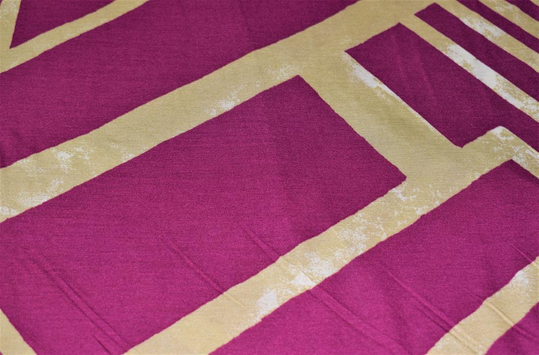 Majenta Printed Jersey Fabric