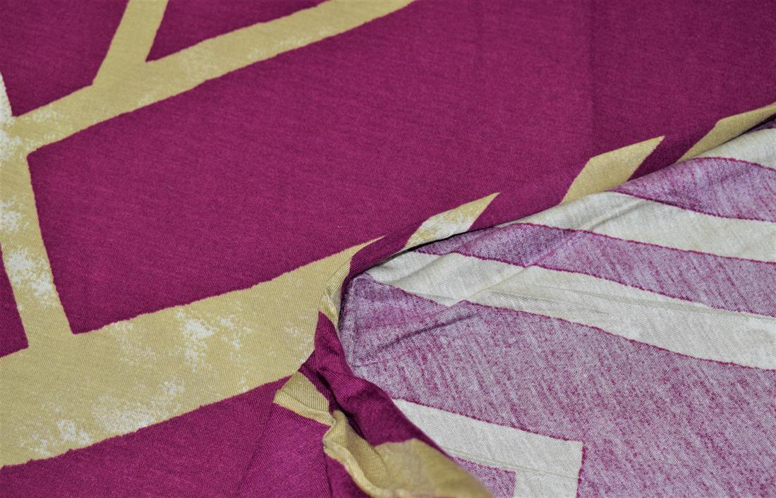 Majenta Printed Jersey Fabric