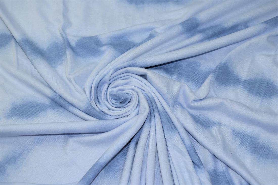 Light Grey Printed Jersey Fabric