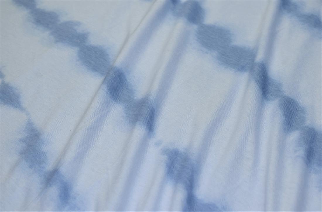 Light Grey Printed Jersey Fabric