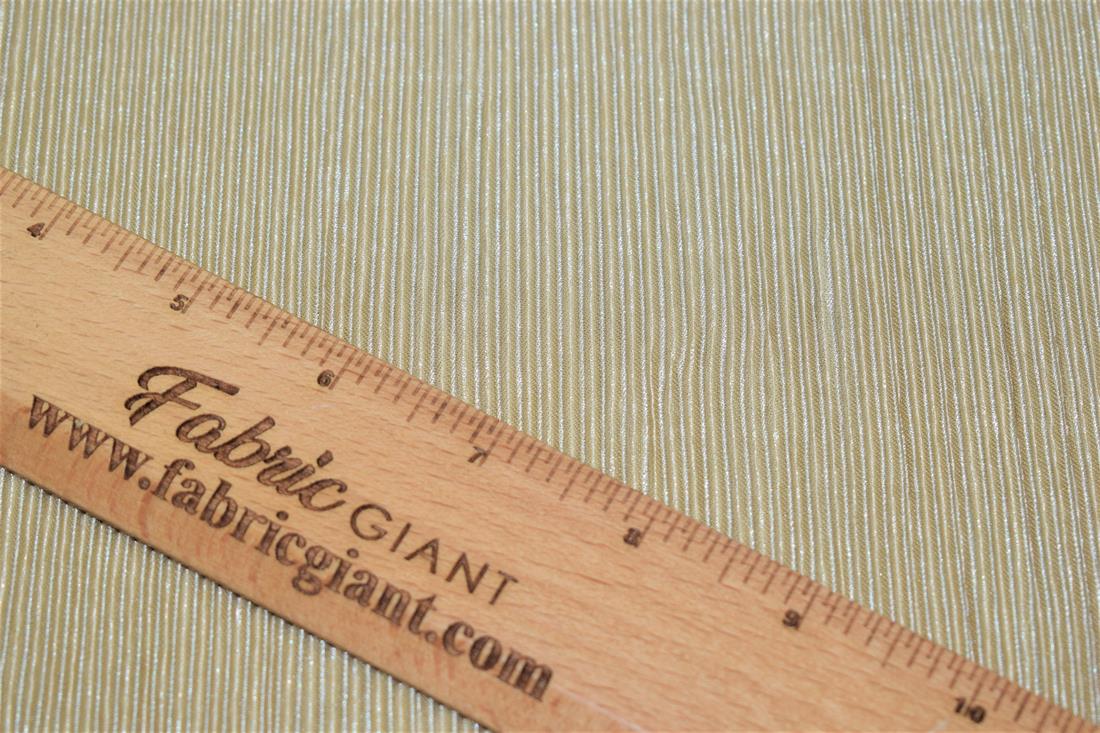 Plain Pleated Polyester Jersey Fabric, Stripes Print