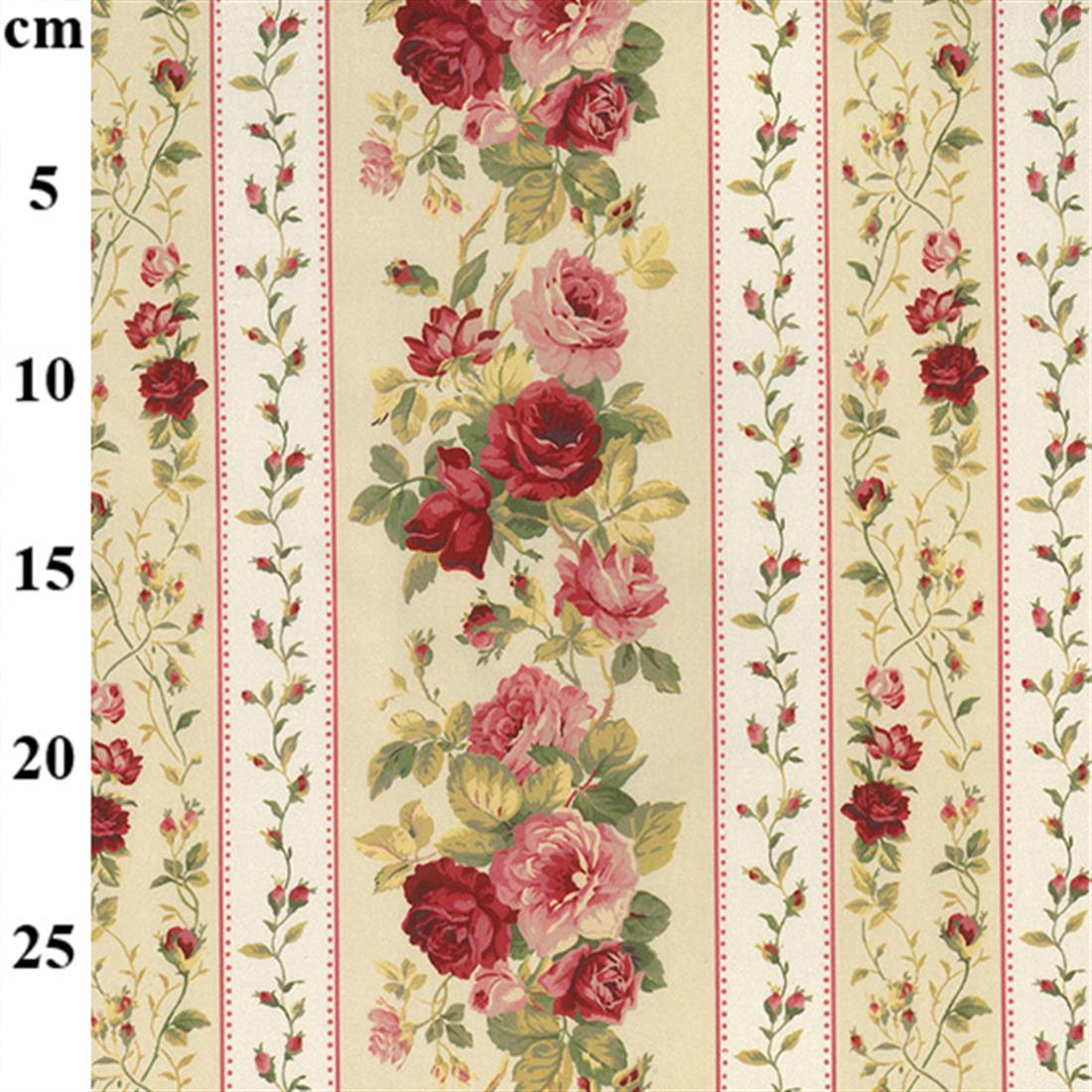 Beige John Louden 100% Cotton Fabric