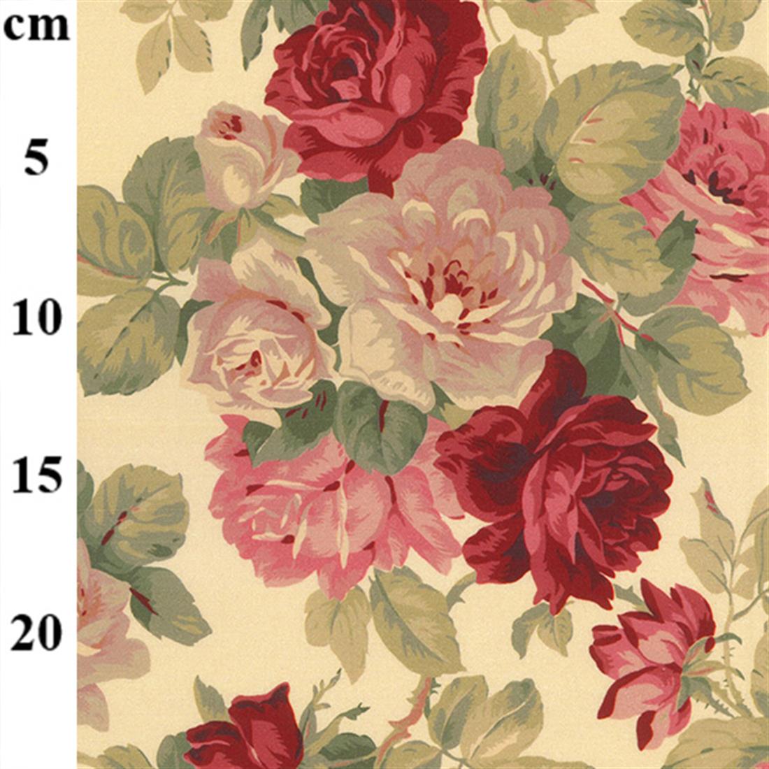 Beige John Louden 100% Cotton Fabric