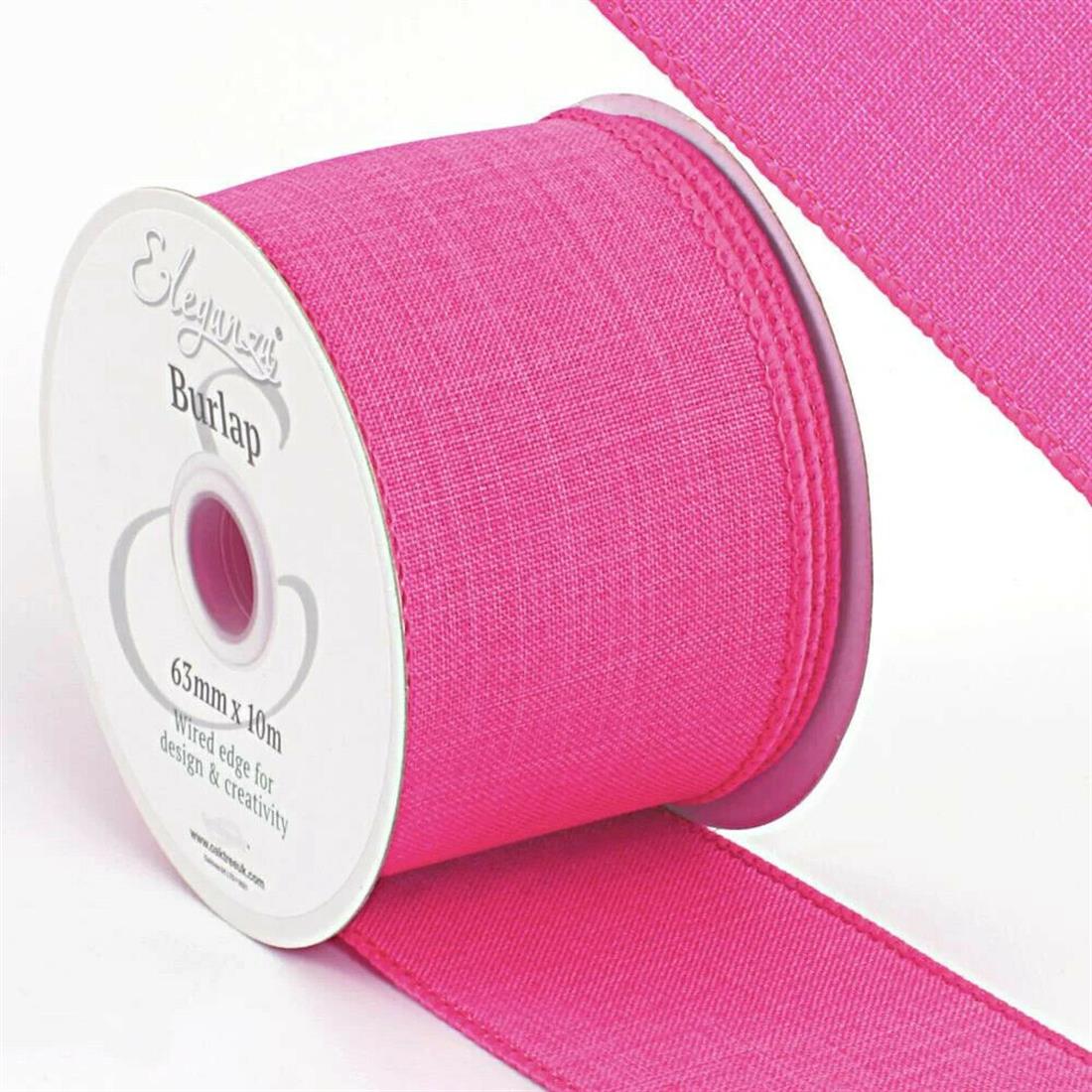Wired Edge Jute Ribbon