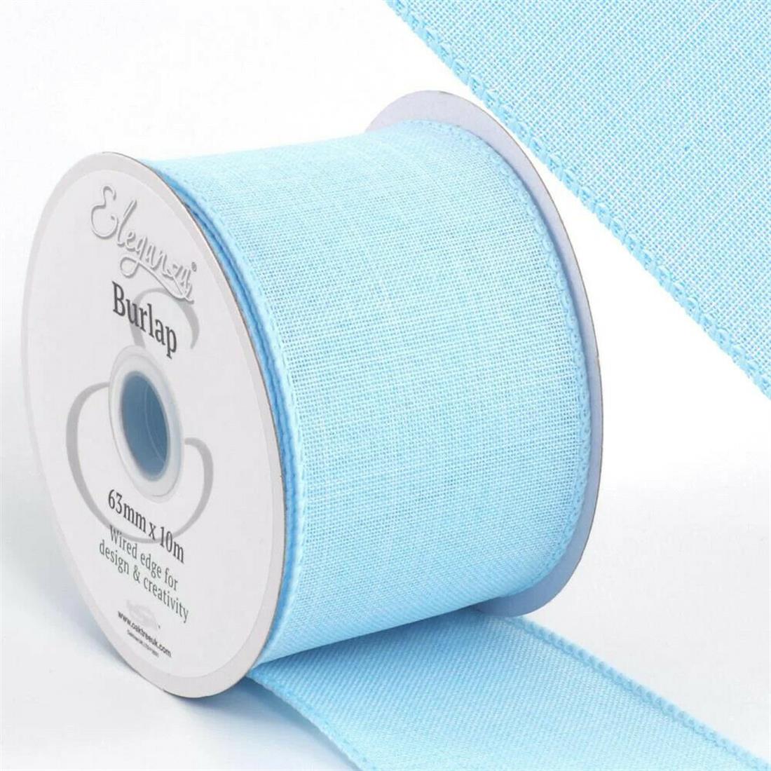 Wired Edge Jute Ribbon