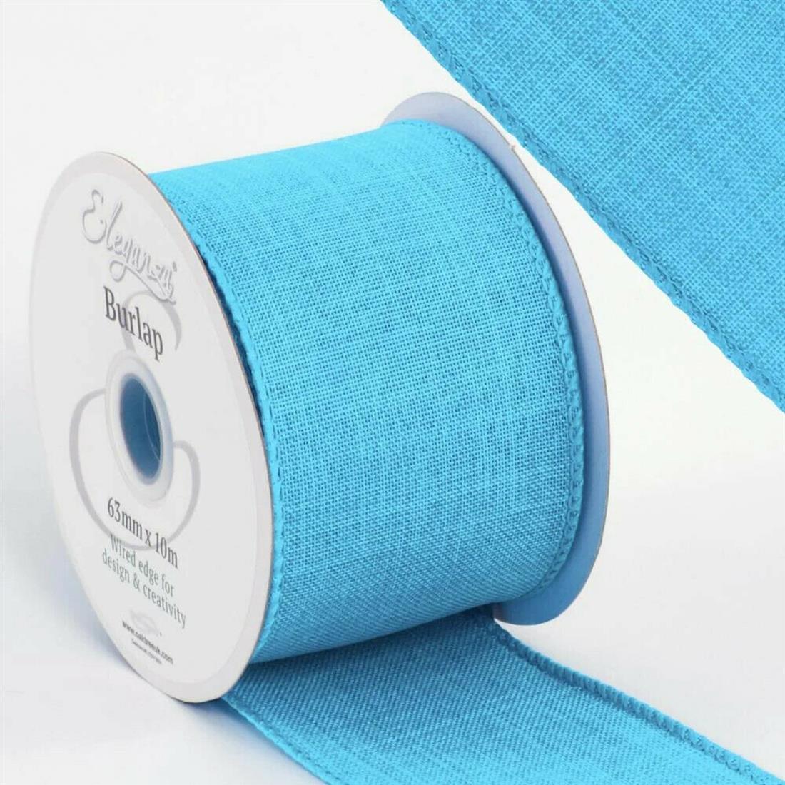 Wired Edge Jute Ribbon