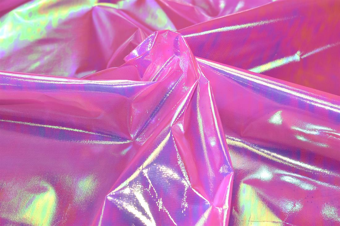 Pink Multi Colour Lame Multicolour Fabric