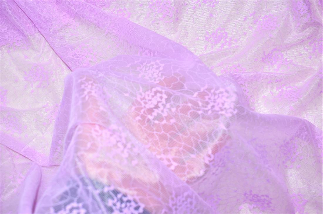 Lilac Printed Lace