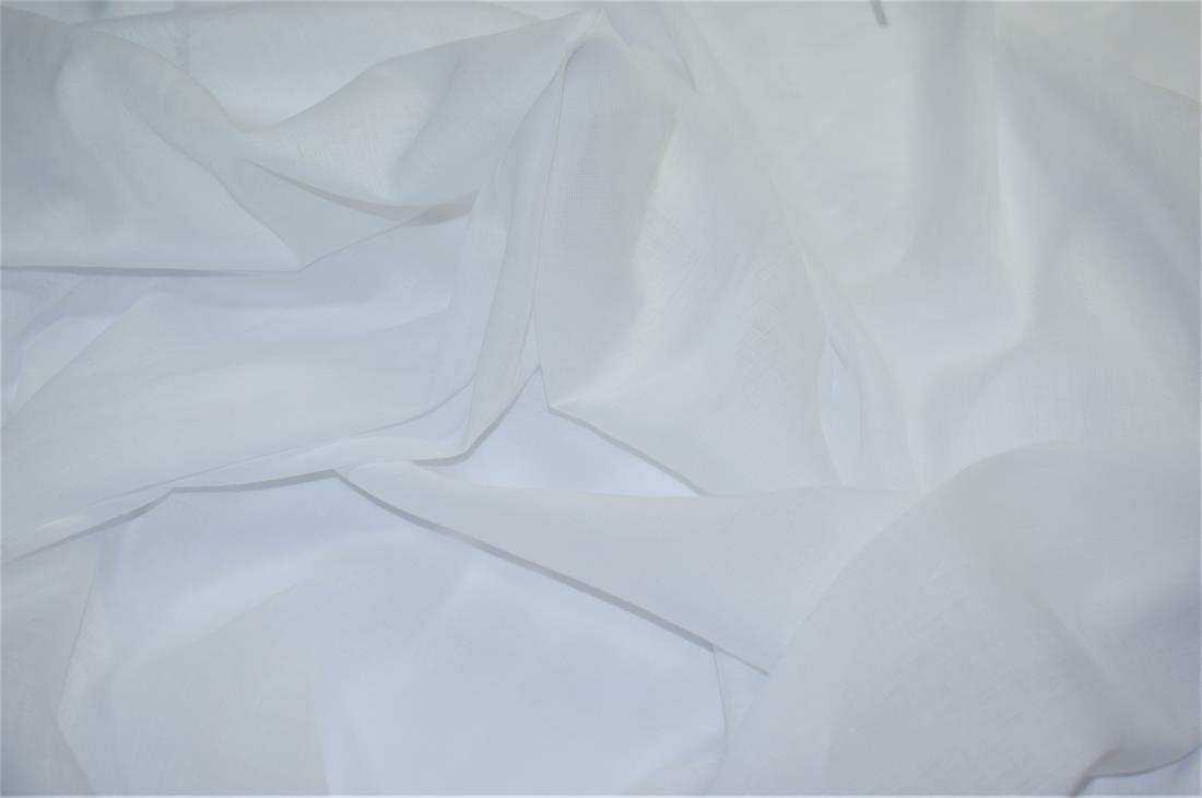 White Plain Cotton Muslin 60" Wide