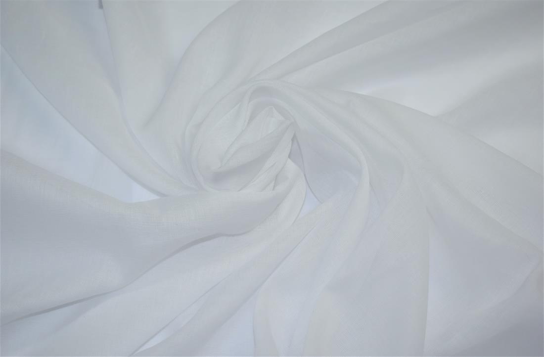 White Plain Cotton Muslin 60" Wide