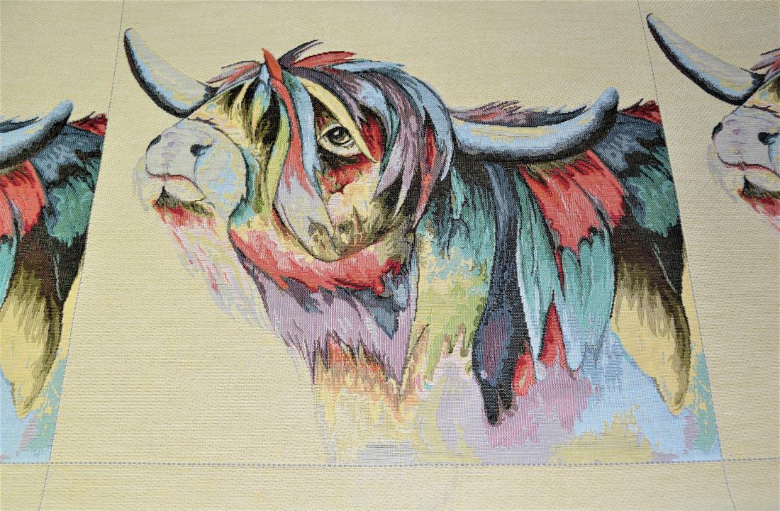 Highland Cow New Heavy Tapestry