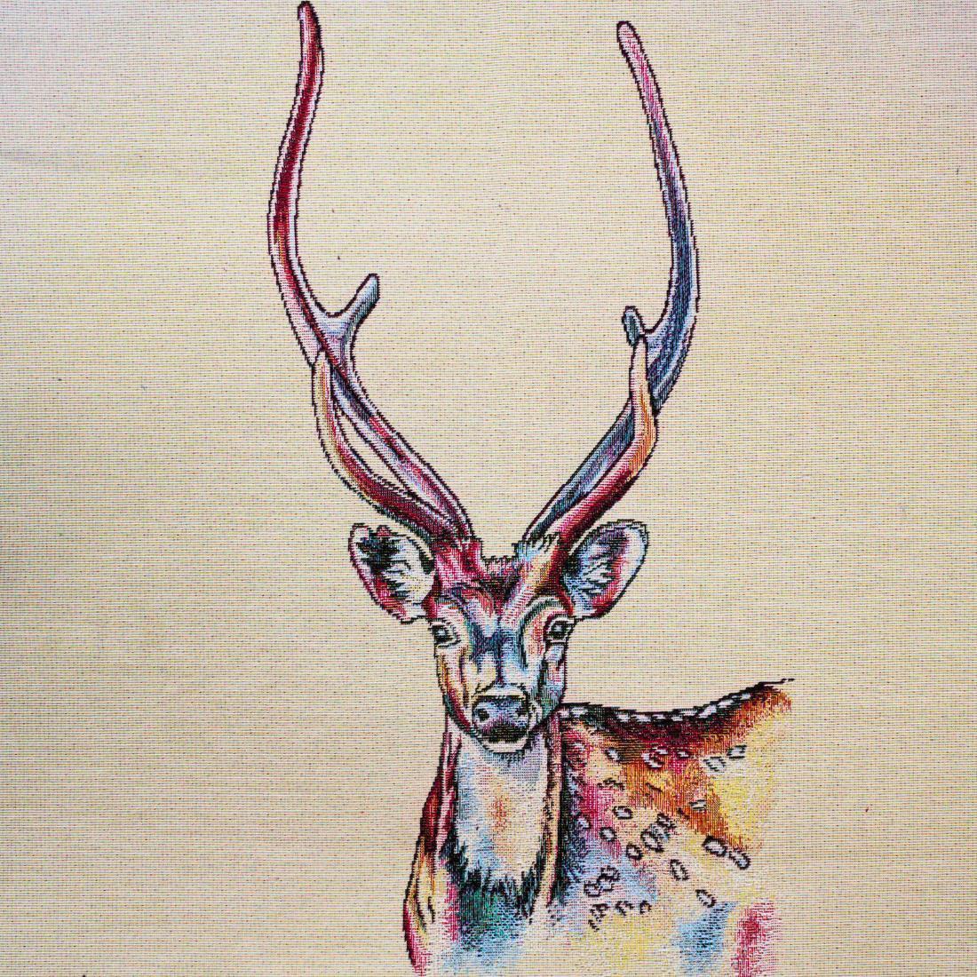 Natural Deer New Heavy Tapestry