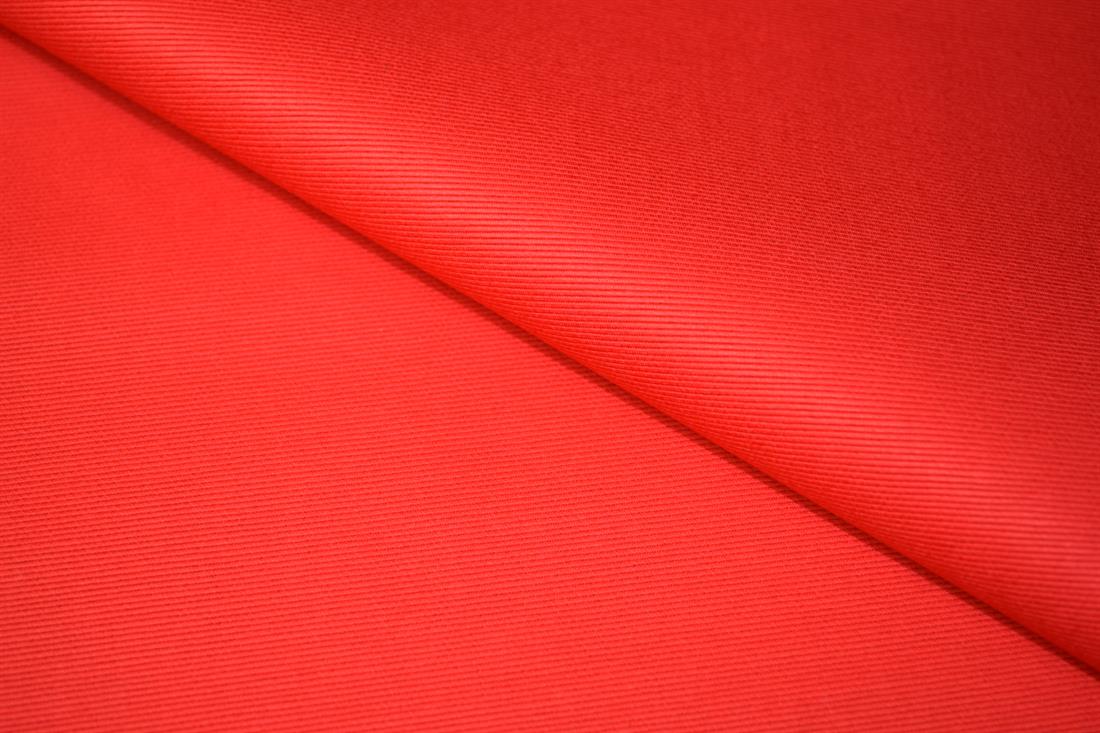 Red Plain 100% Cotton Canvas Fabric