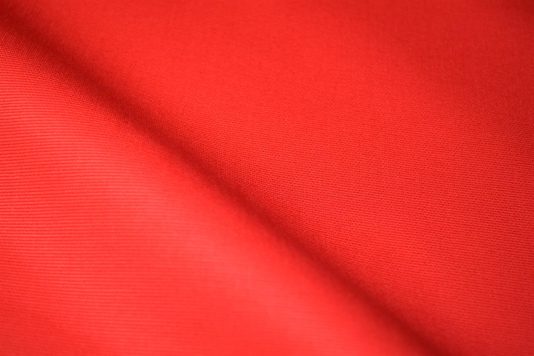 Red Plain 100% Cotton Canvas Fabric