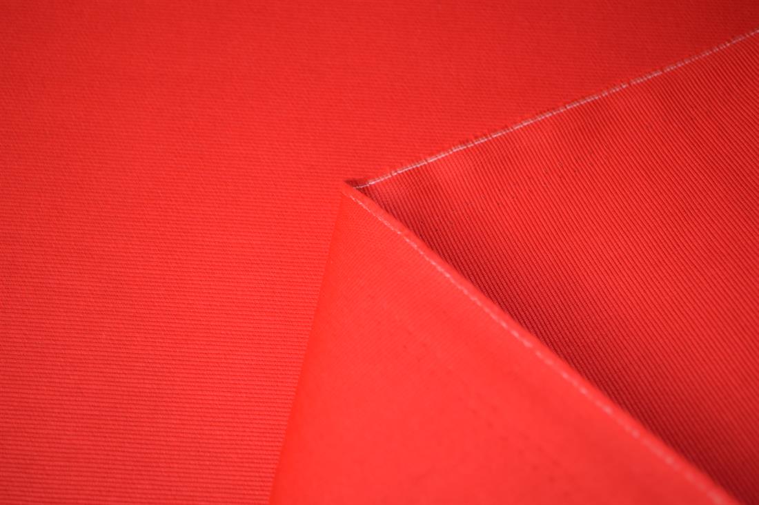Red Plain 100% Cotton Canvas Fabric