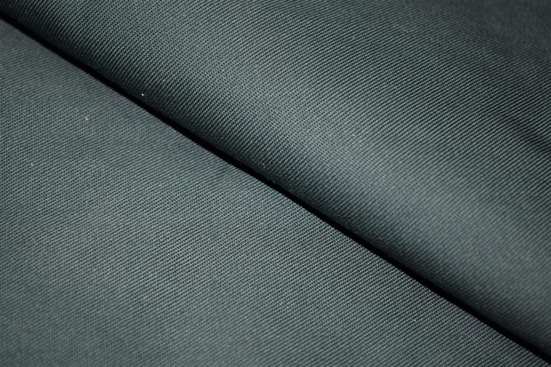 Bottle Green Plain Cotton Polyester