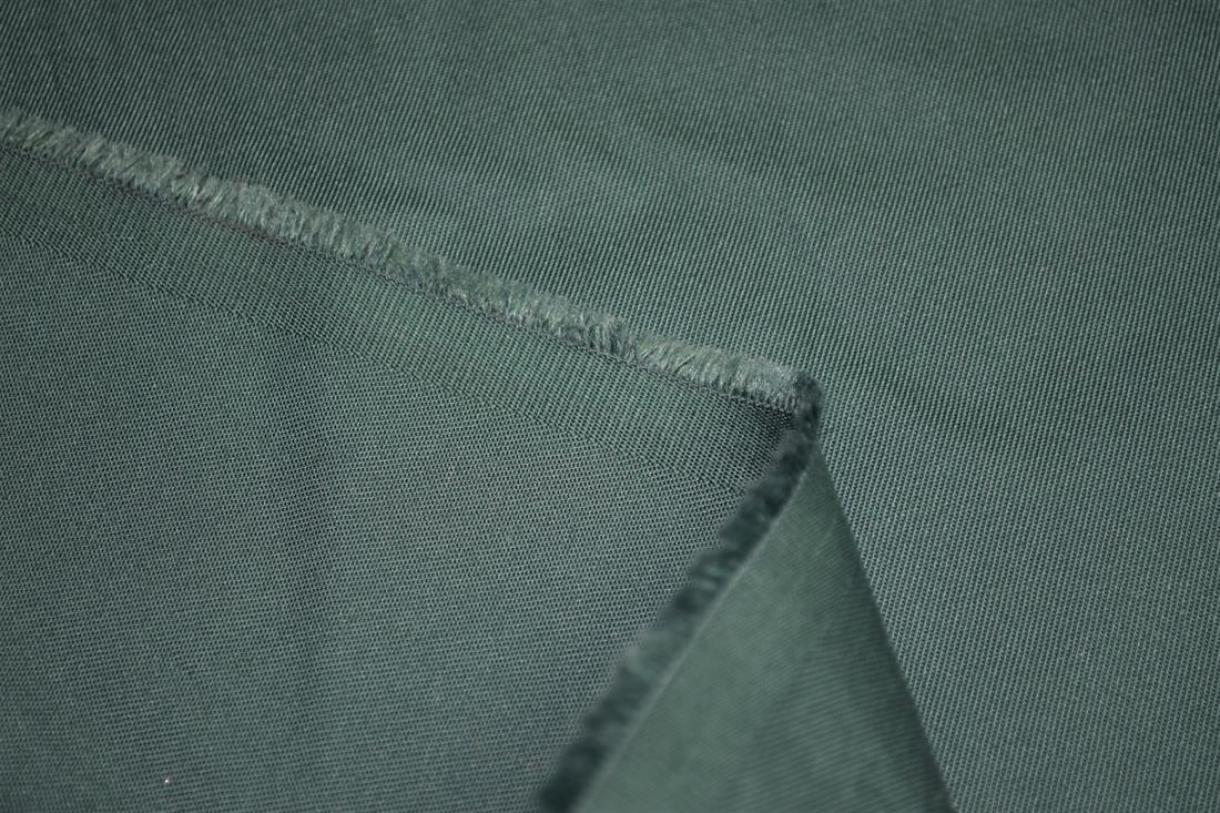 Bottle Green Plain Cotton Polyester