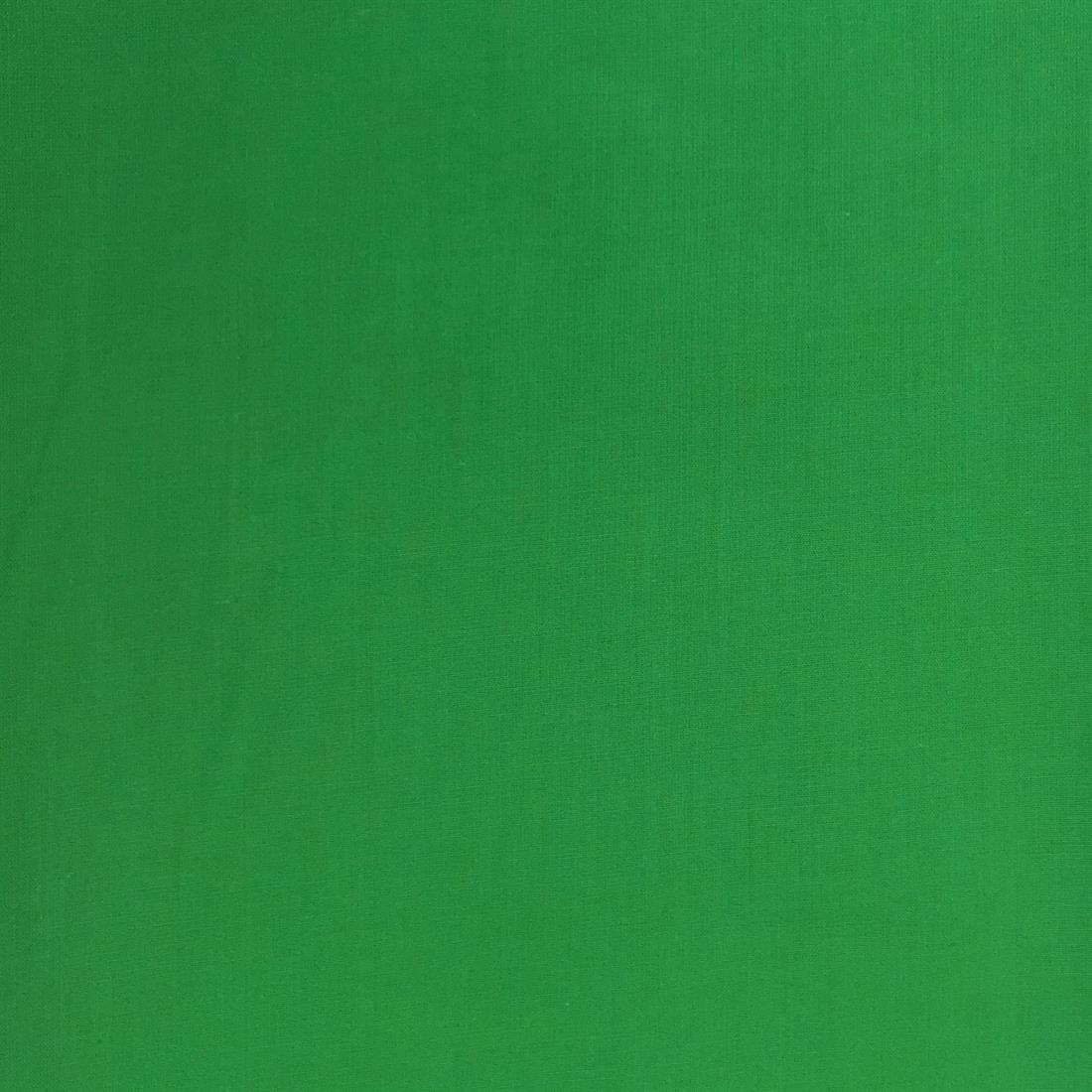 Green Plain Polycotton Sheeting A Robust Inch Wide