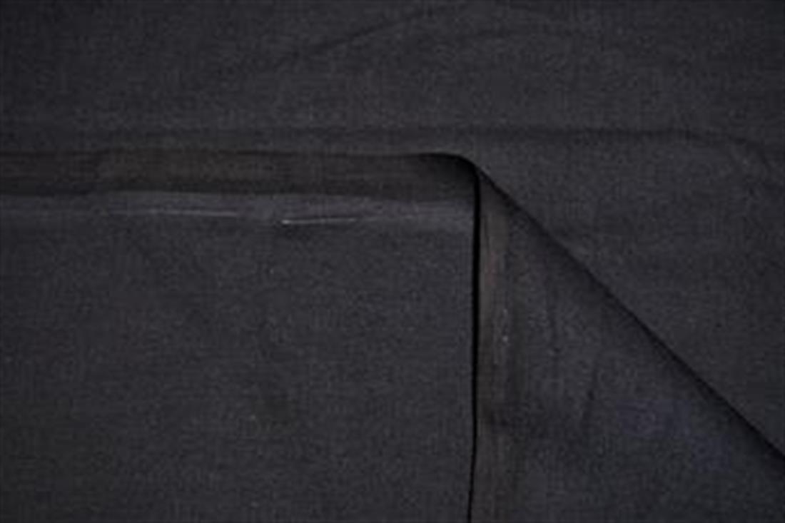 Black Plain Polycotton Sheeting A Robust Inch Wide
