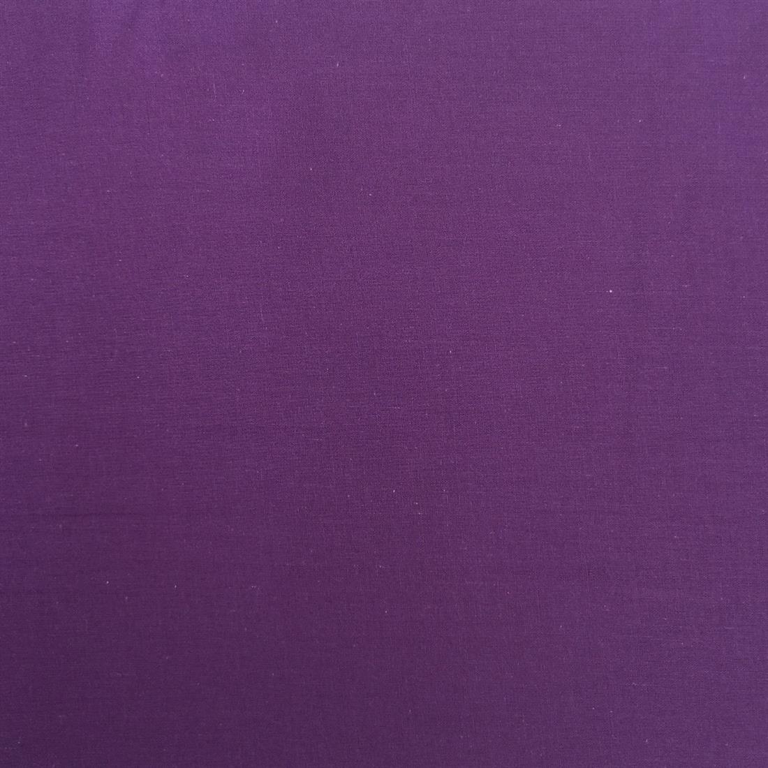 Purple Plain Polycotton Sheeting A Robust Inch Wide