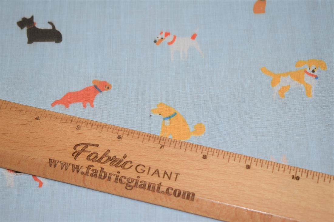 Doggy Day Polycotton Fabric