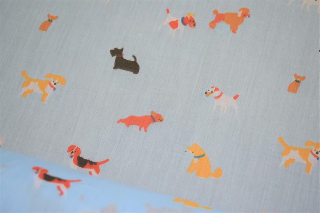 Doggy Day Polycotton Fabric