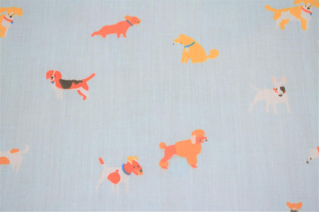 Doggy Day Polycotton Fabric