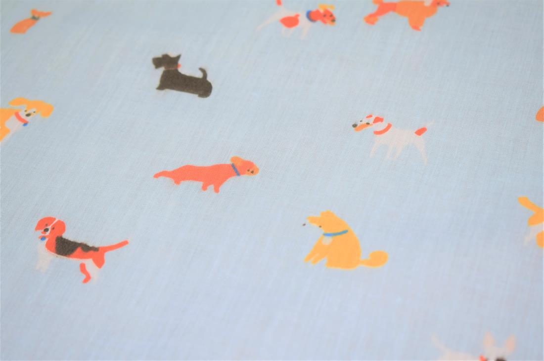 Doggy Day Polycotton Fabric