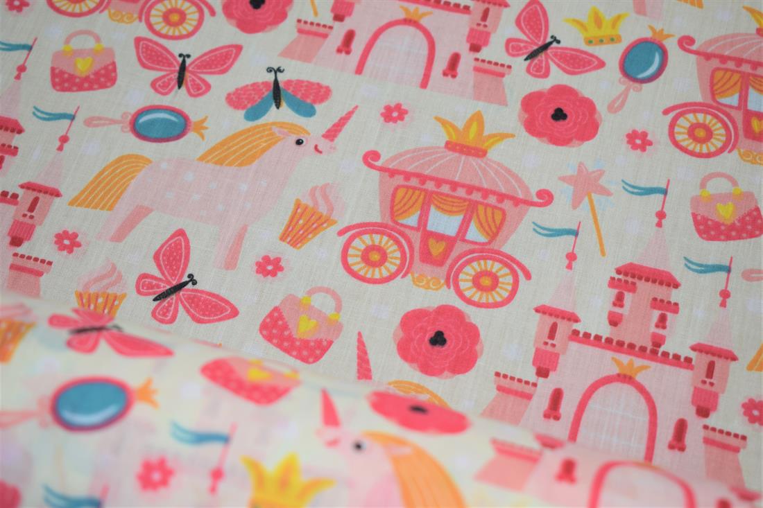 Girls Kingdom Polycotton Fabric