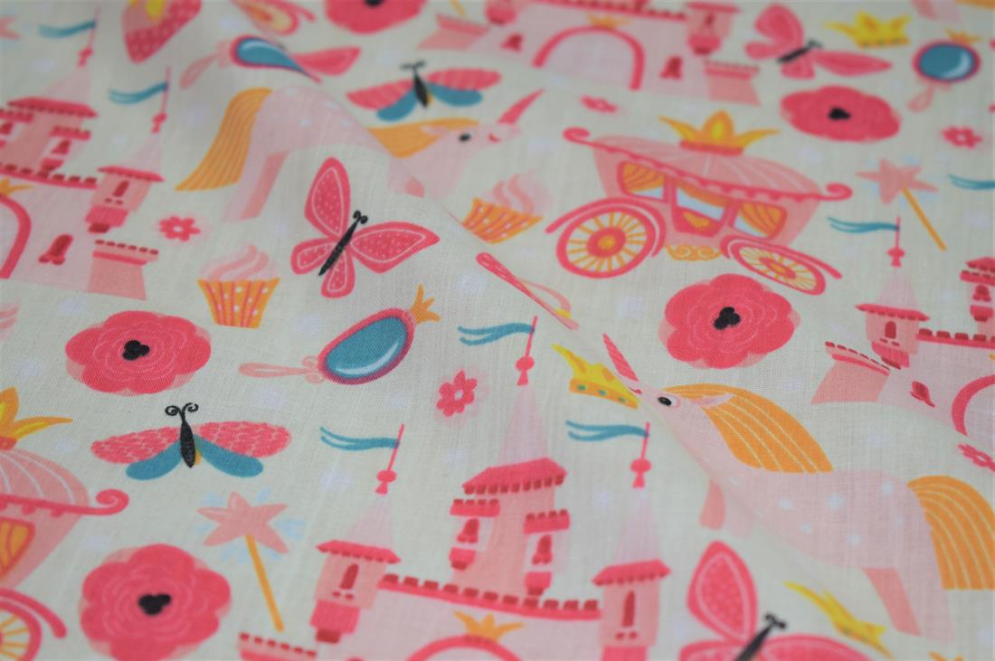 Girls Kingdom Polycotton Fabric