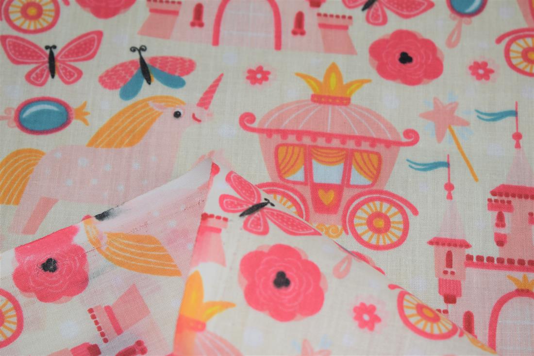 Girls Kingdom Polycotton Fabric