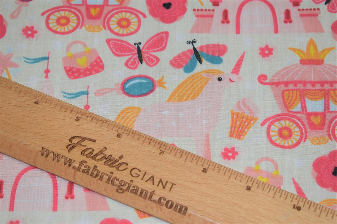 Girls Kingdom Polycotton Fabric