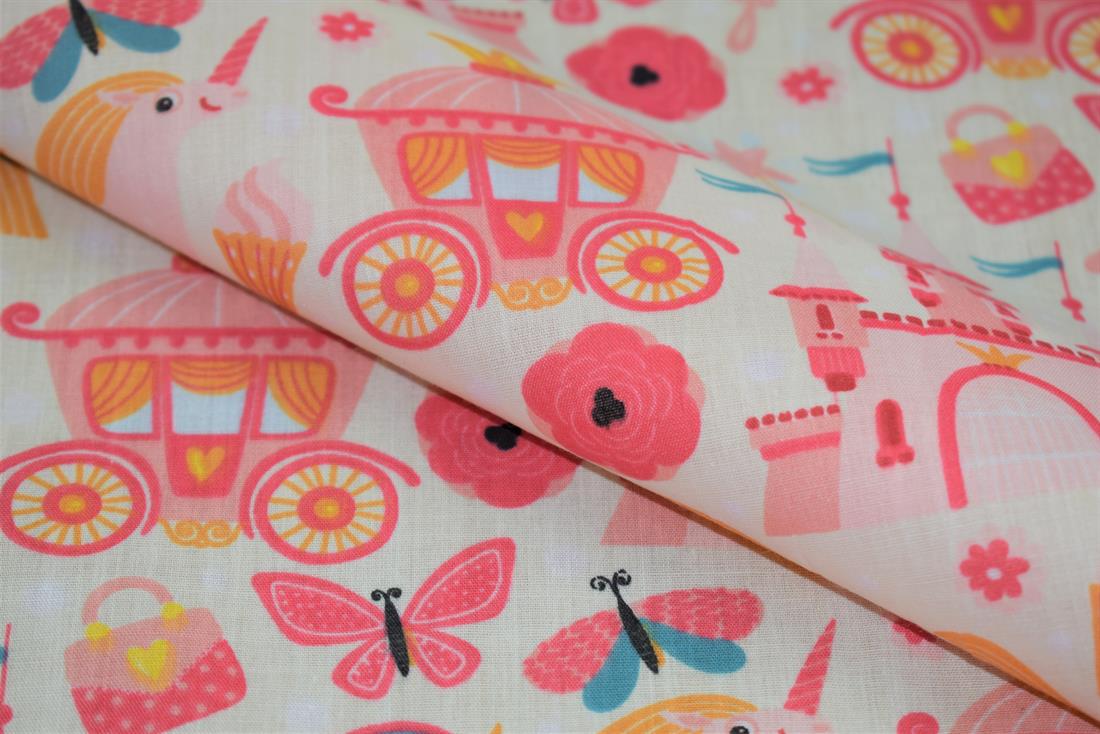 Girls Kingdom Polycotton Fabric