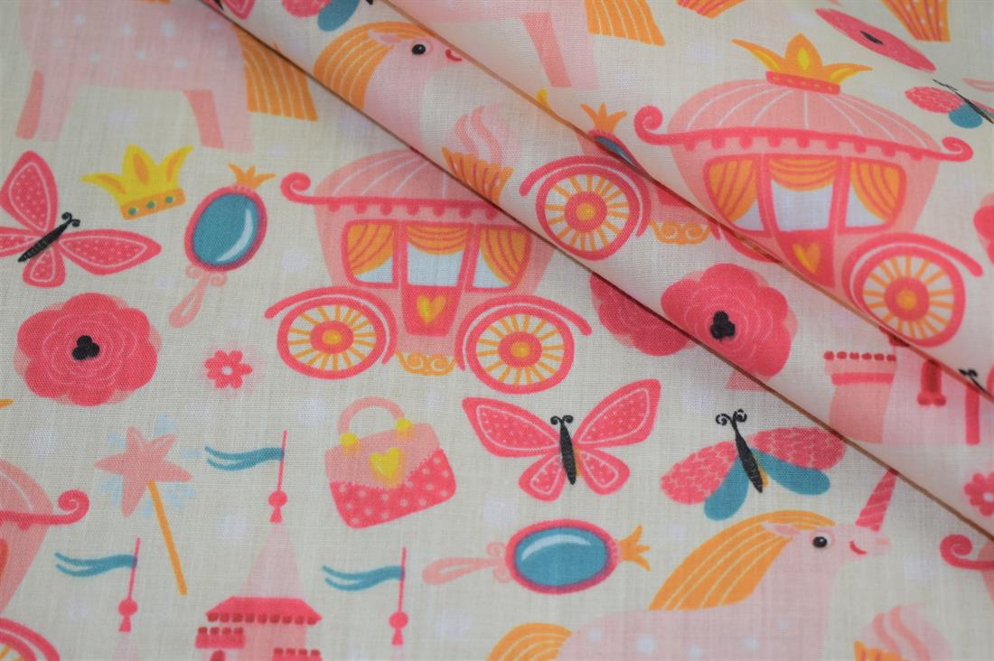 Girls Kingdom Polycotton Fabric