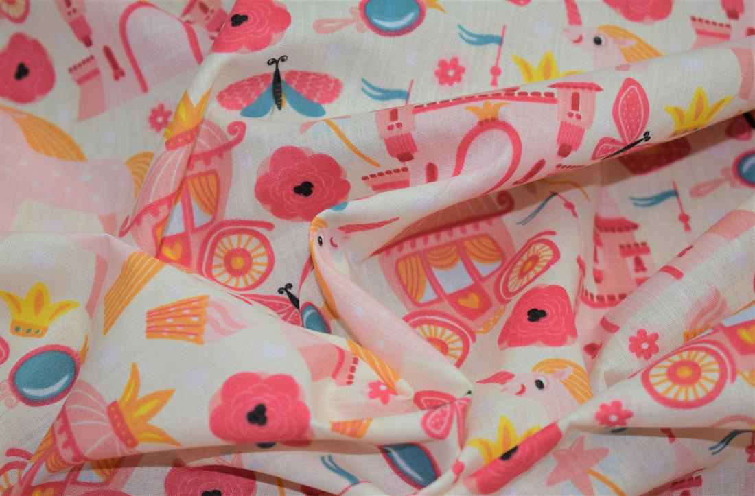 Girls Kingdom Polycotton Fabric