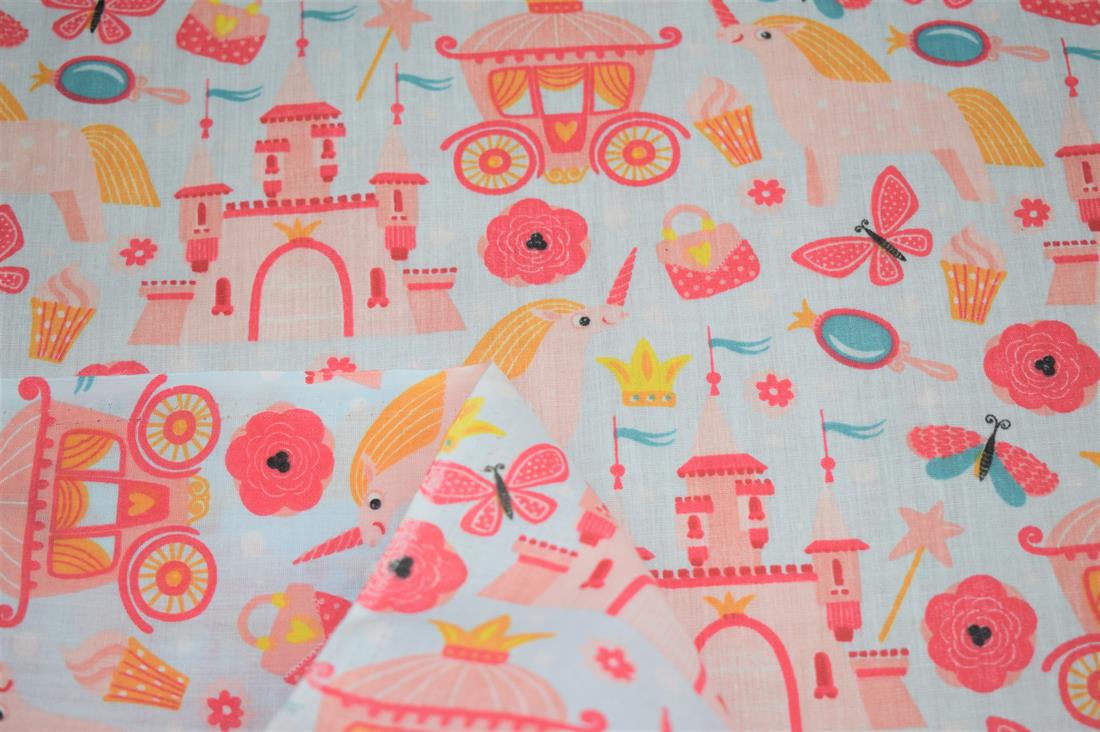 Girls Kingdom Polycotton Fabric