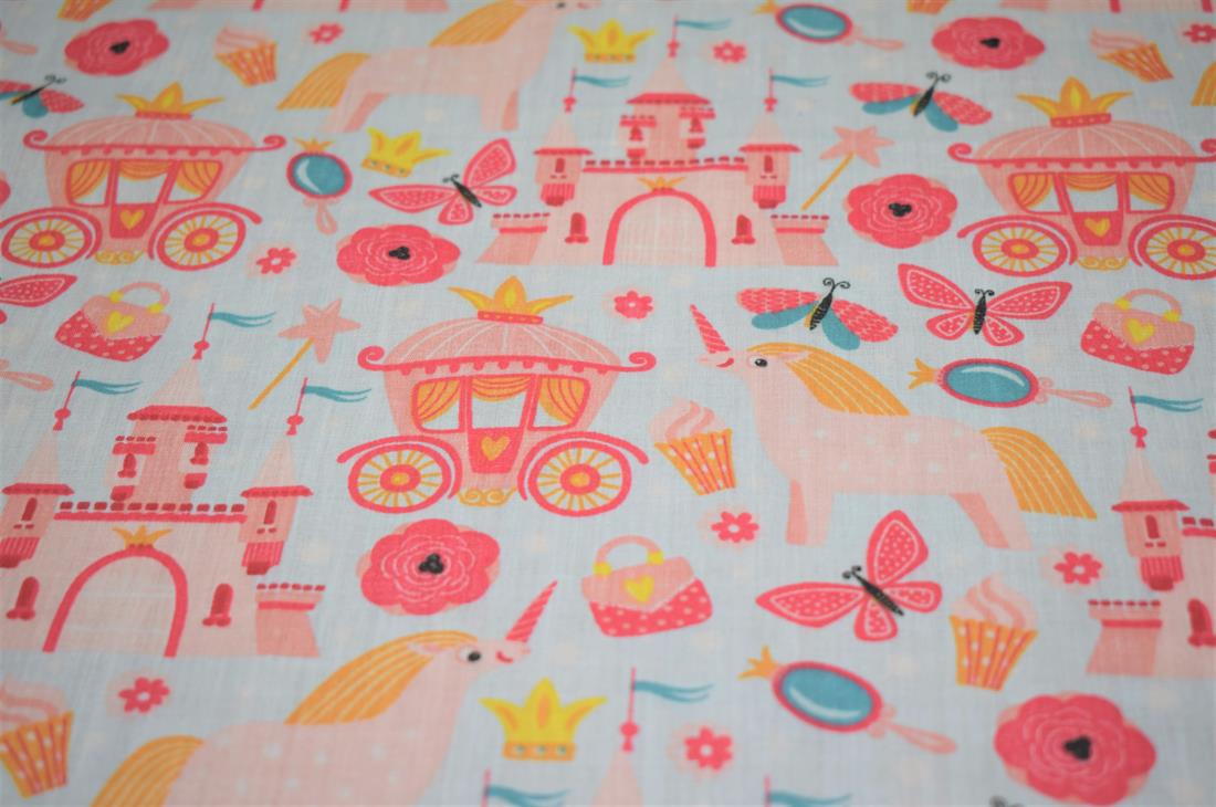 Girls Kingdom Polycotton Fabric