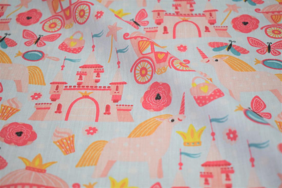 Girls Kingdom Polycotton Fabric