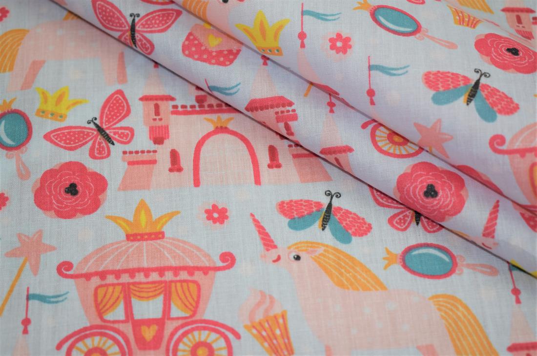 Girls Kingdom Polycotton Fabric