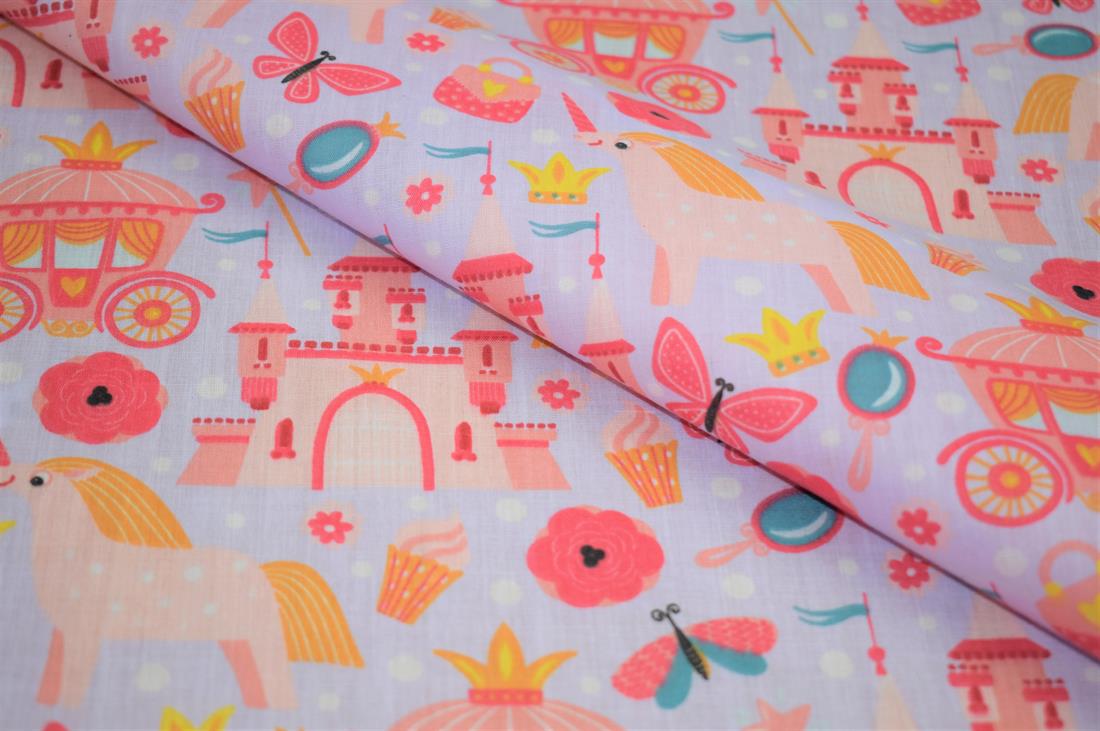 Girls Kingdom Polycotton Fabric