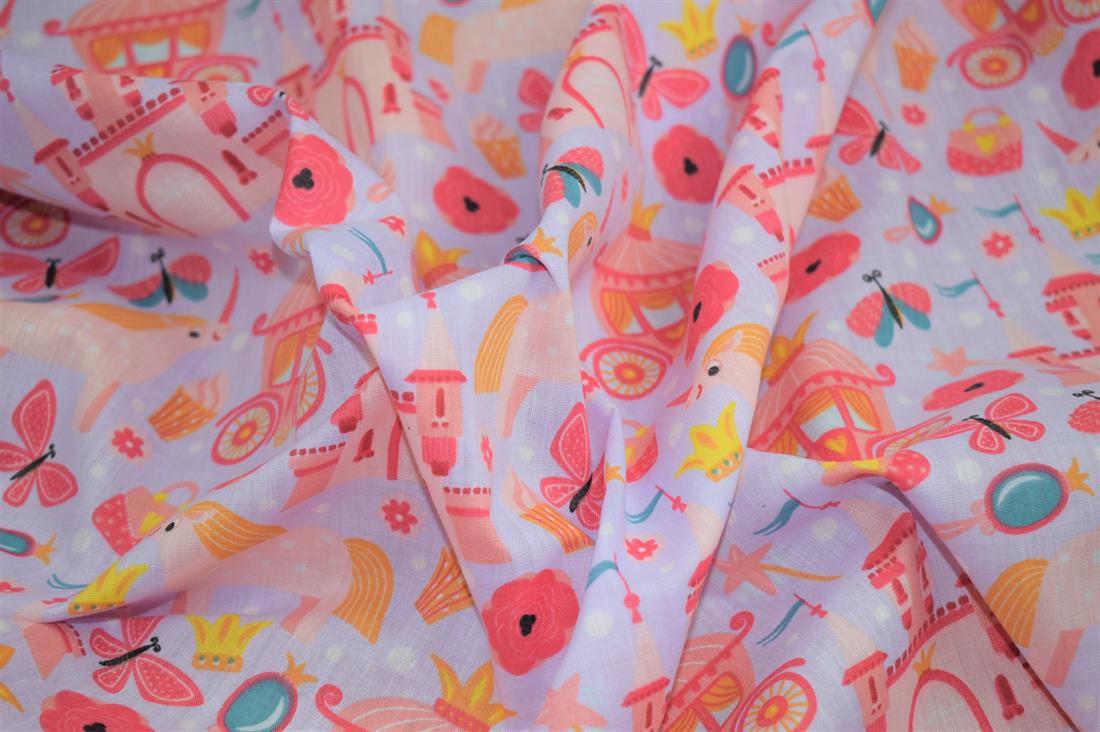 Girls Kingdom Polycotton Fabric