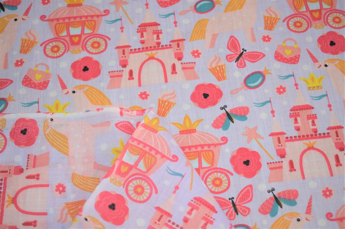 Girls Kingdom Polycotton Fabric