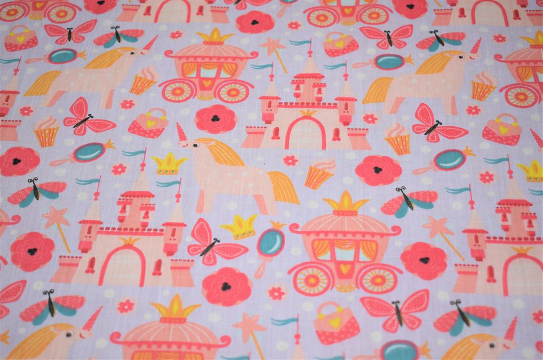 Girls Kingdom Polycotton Fabric