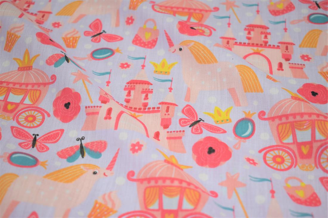 Girls Kingdom Polycotton Fabric