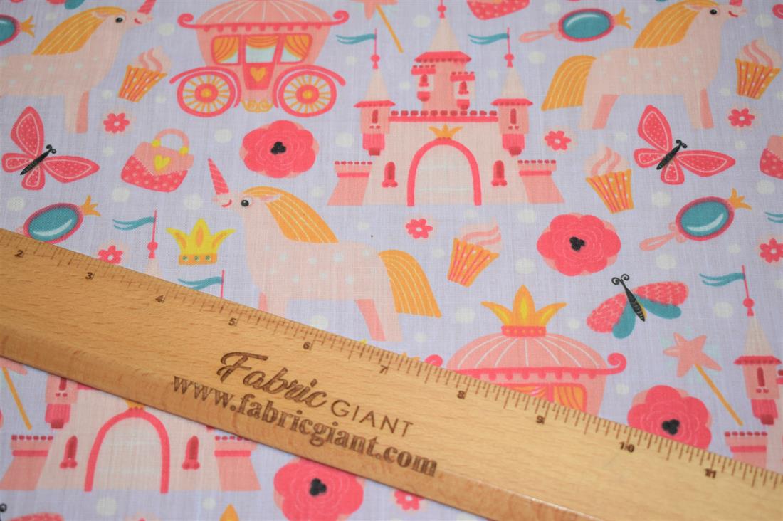 Girls Kingdom Polycotton Fabric