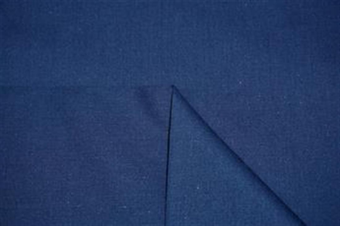 Navy Plain Polycotton Sheeting A Robust Inch Wide