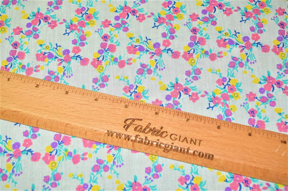 Printed Poly Cotton Fabric