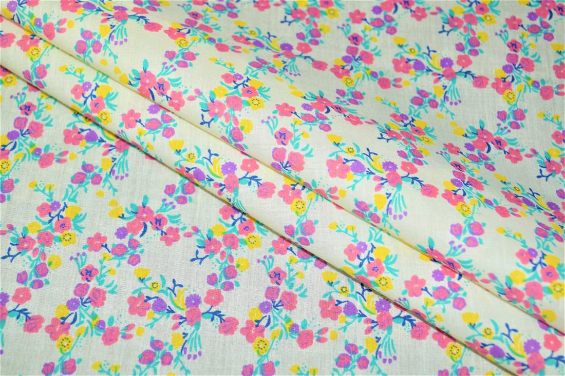 Printed Poly Cotton Fabric