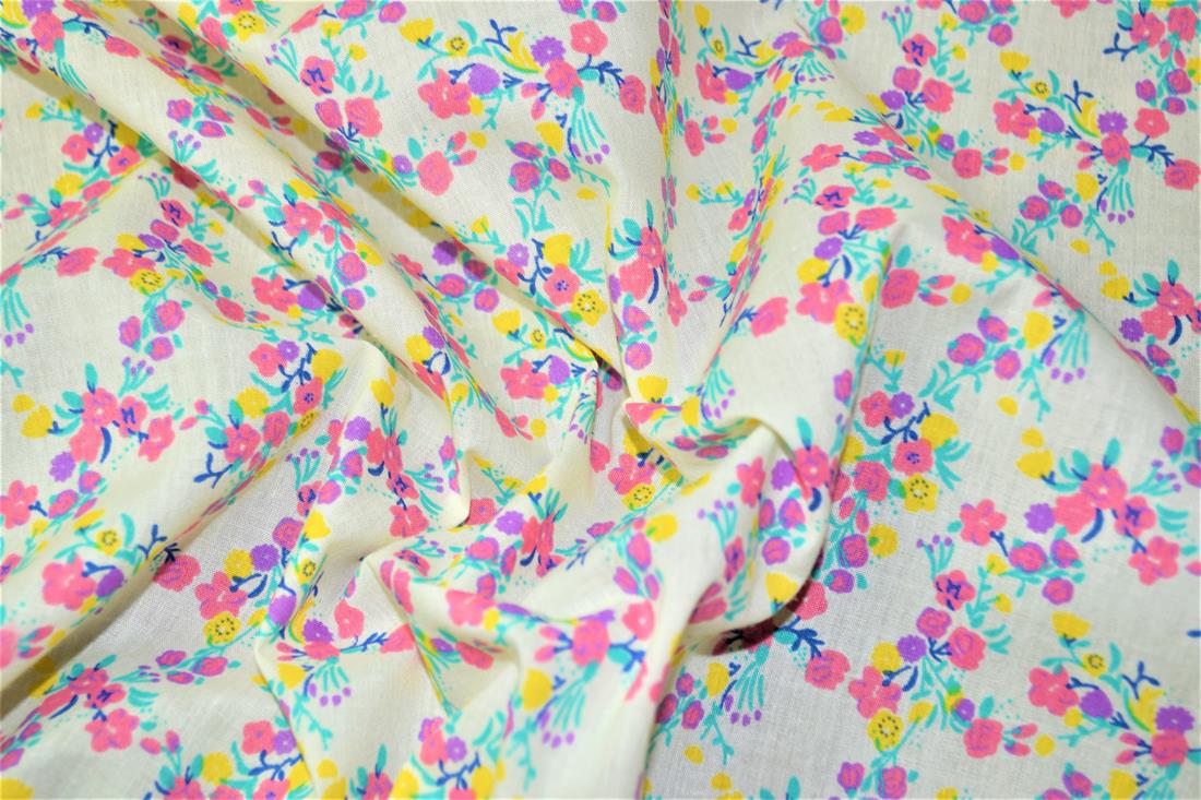 Printed Poly Cotton Fabric