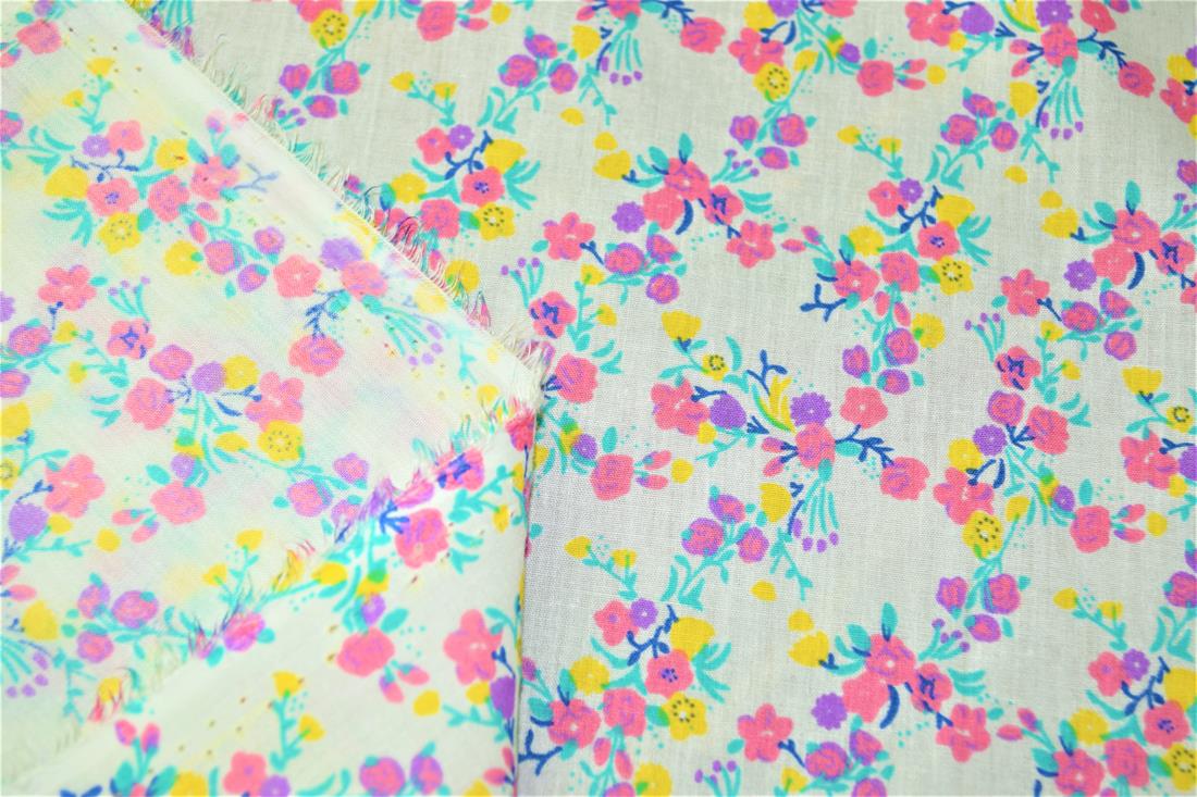 Printed Poly Cotton Fabric